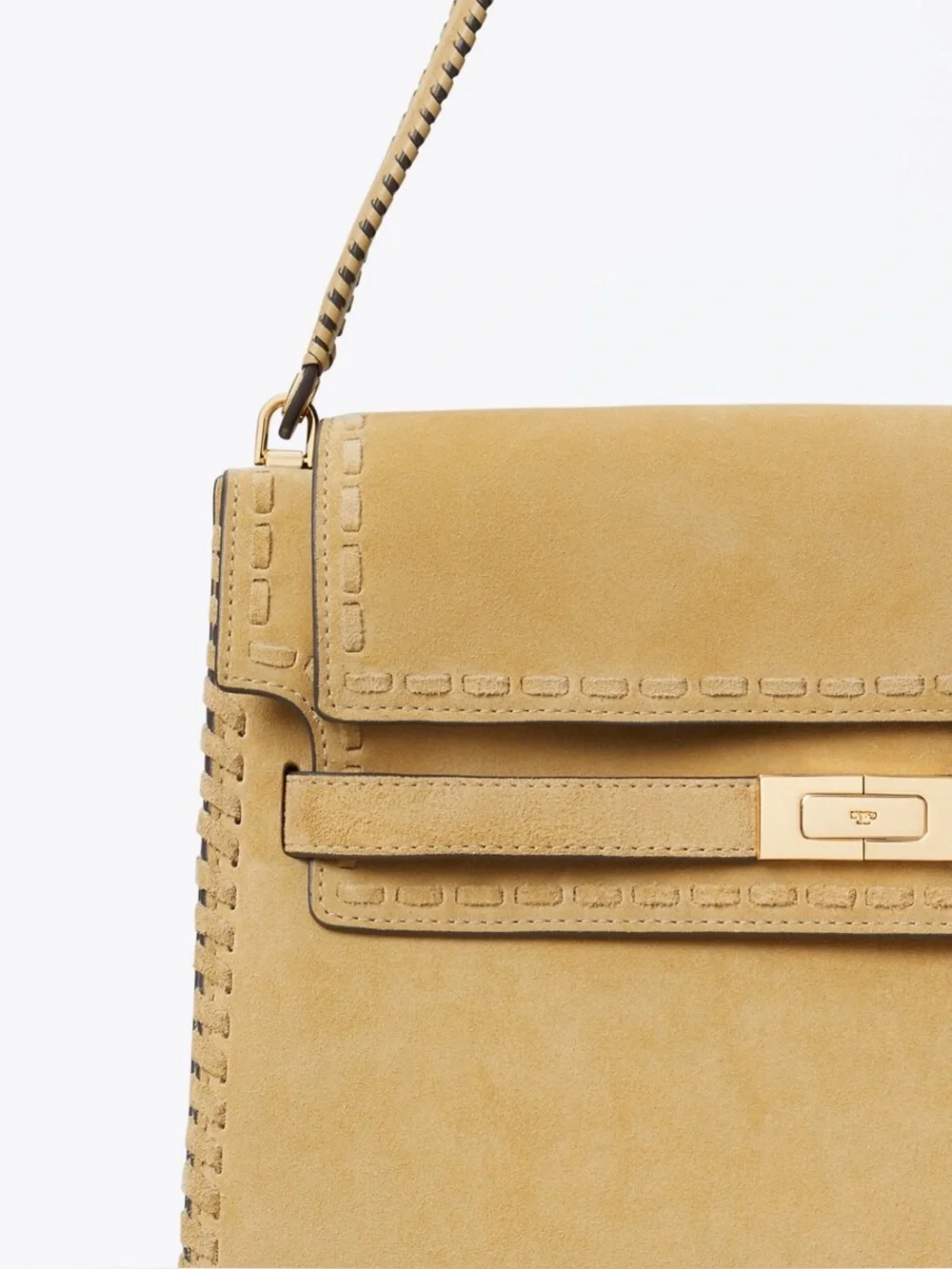 Tory Burch LEE RADZIWILL LARGE SUEDE SHOULDER BAG $1,260